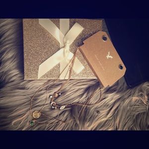 3-layered festive charm necklace!!